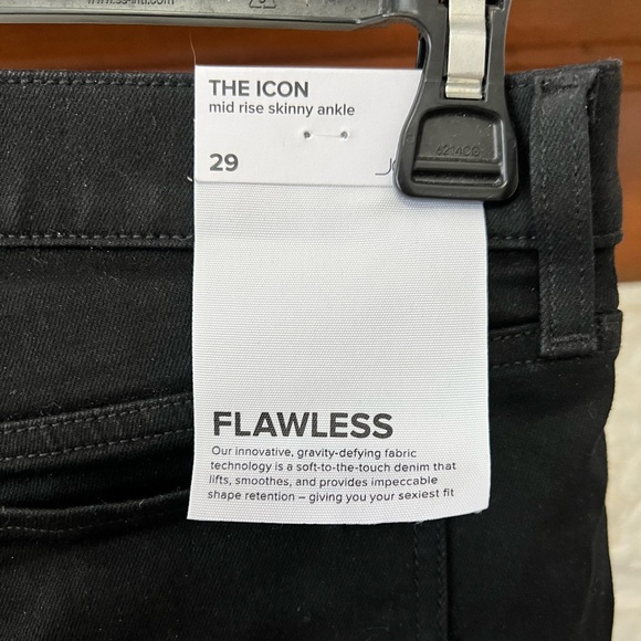 Joe's Jeans The Icon Women's Black Mid Rise Skinny Jeans NWT Size 29 - Picture 11 of 12